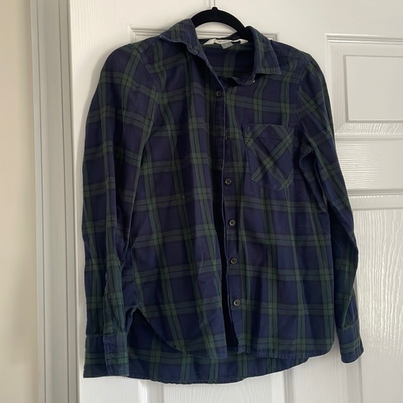Green/blue Old Navy flannel - Picture 1 of 2